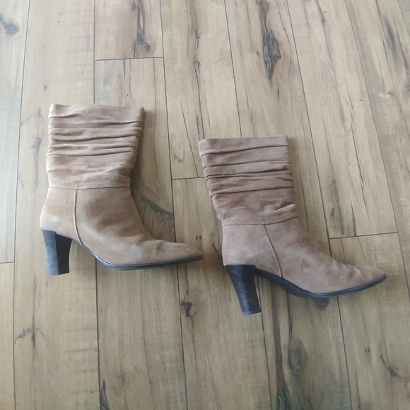 Worthington Heeled Boots - Camel - Picture 2 of 6